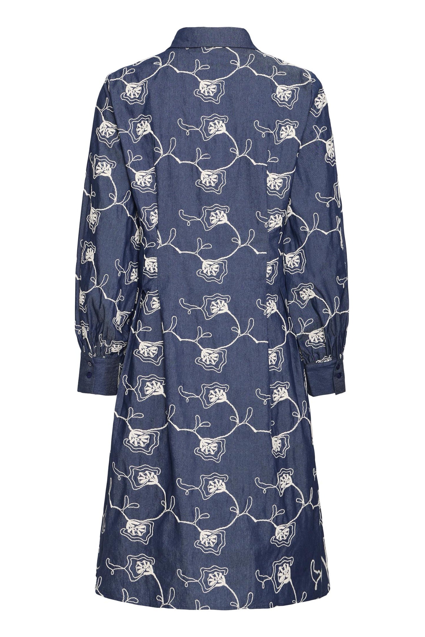 Pulz Macy Dress Dark Blue Denim