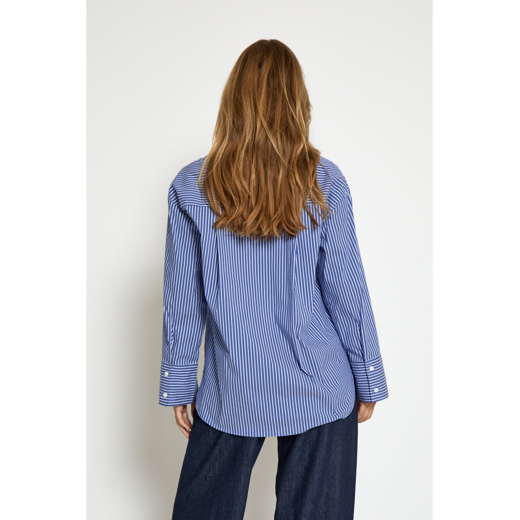 Peppercorn Junie Shirt Ensign Blue Stripe