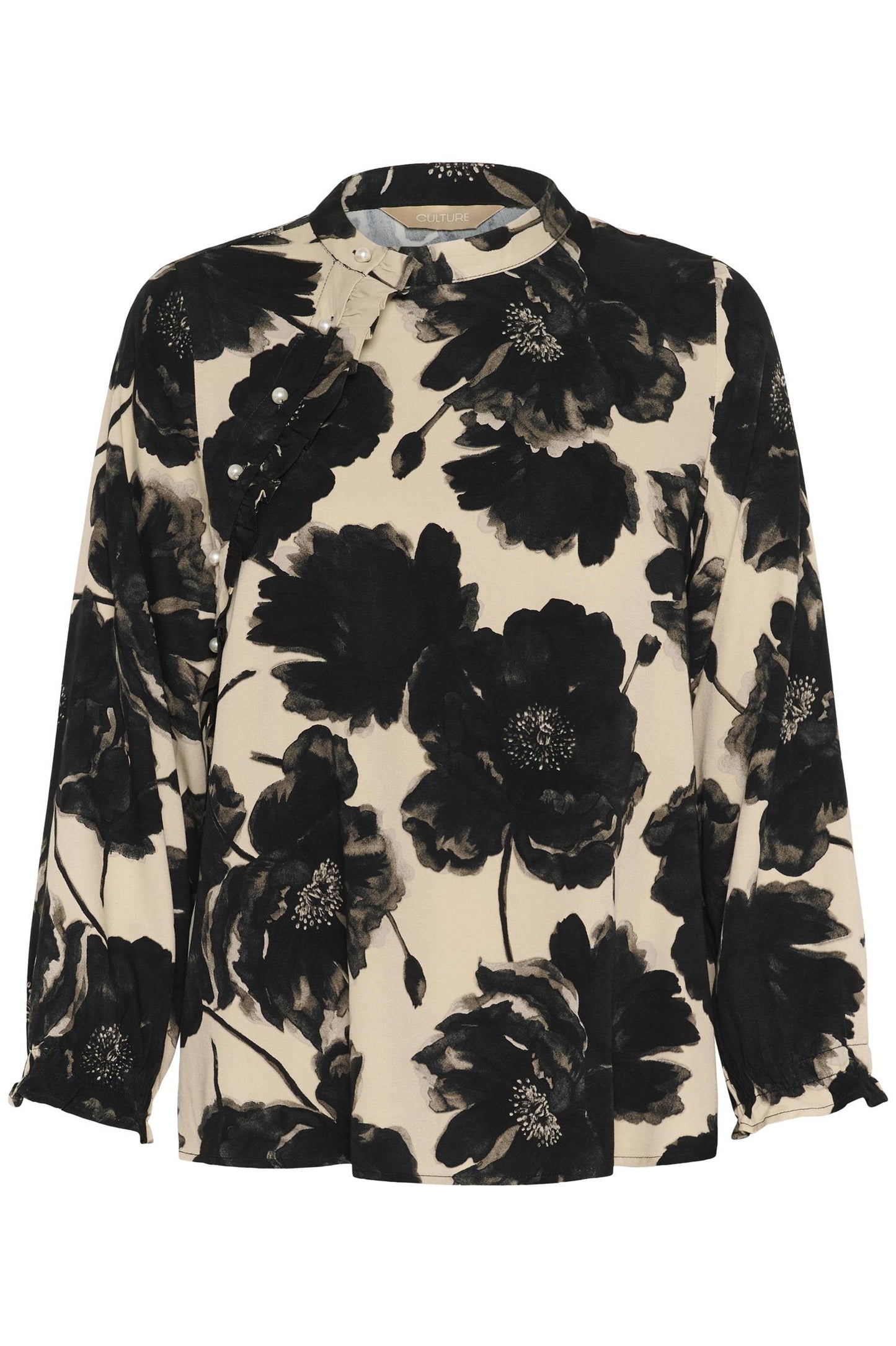 Culture Rachel Elitha Shirt Black Flower