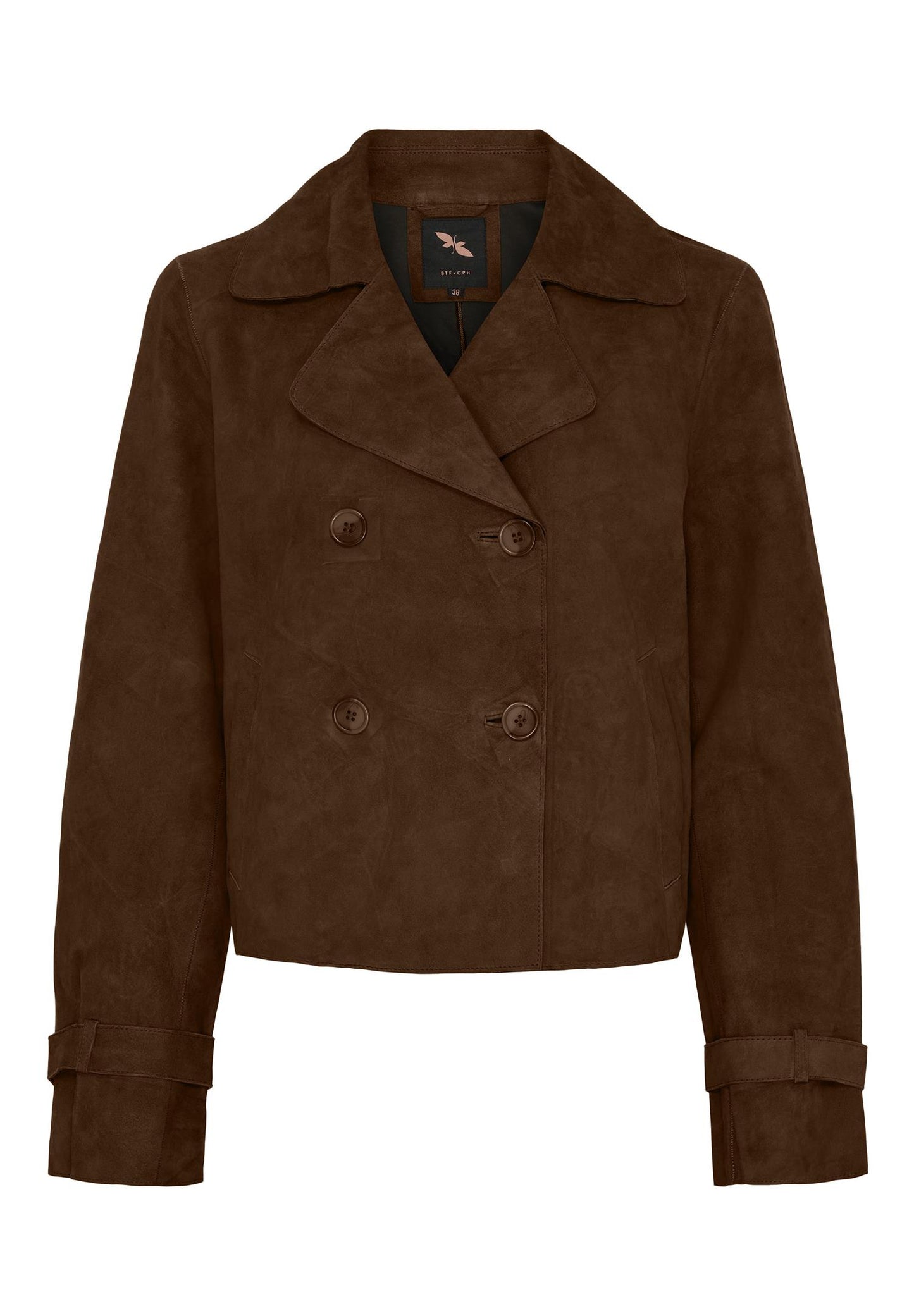 Notyz Suede Jacket Dark Chocolate Brown