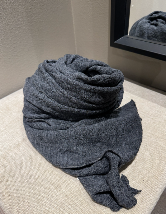 By Basics 1503 Scarf Anthrasite Melange