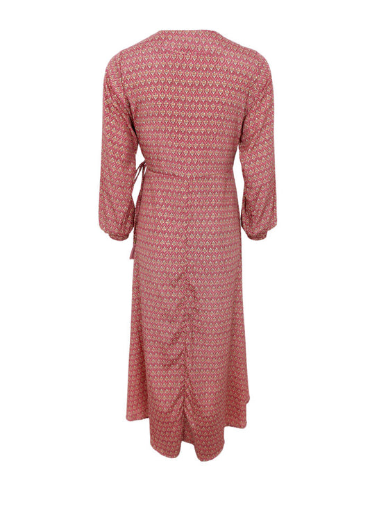 Black Colour Luna Wrap Dress Indie Berry