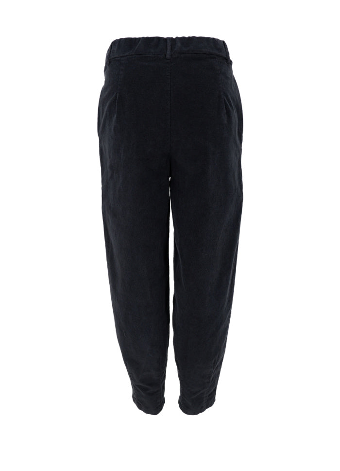 Black Colour Memphis Barrel Pant Black