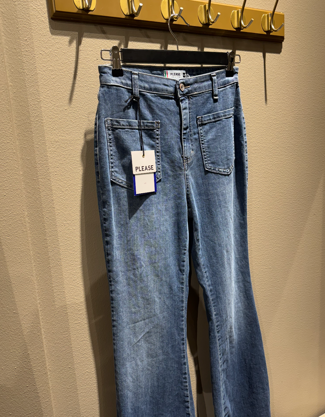 Please Pants Blu Denim