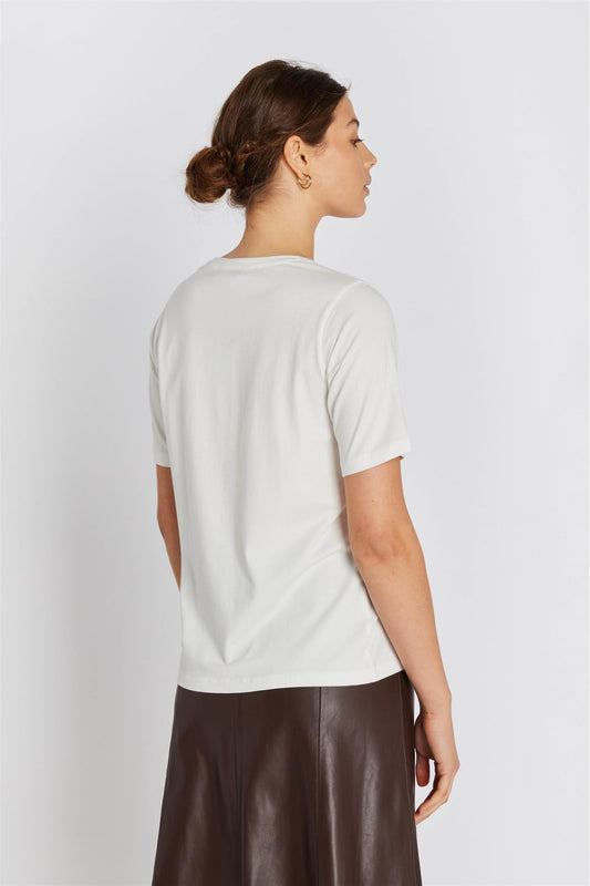 Rue de Femme Alvna Siv T-shirt White/Sand