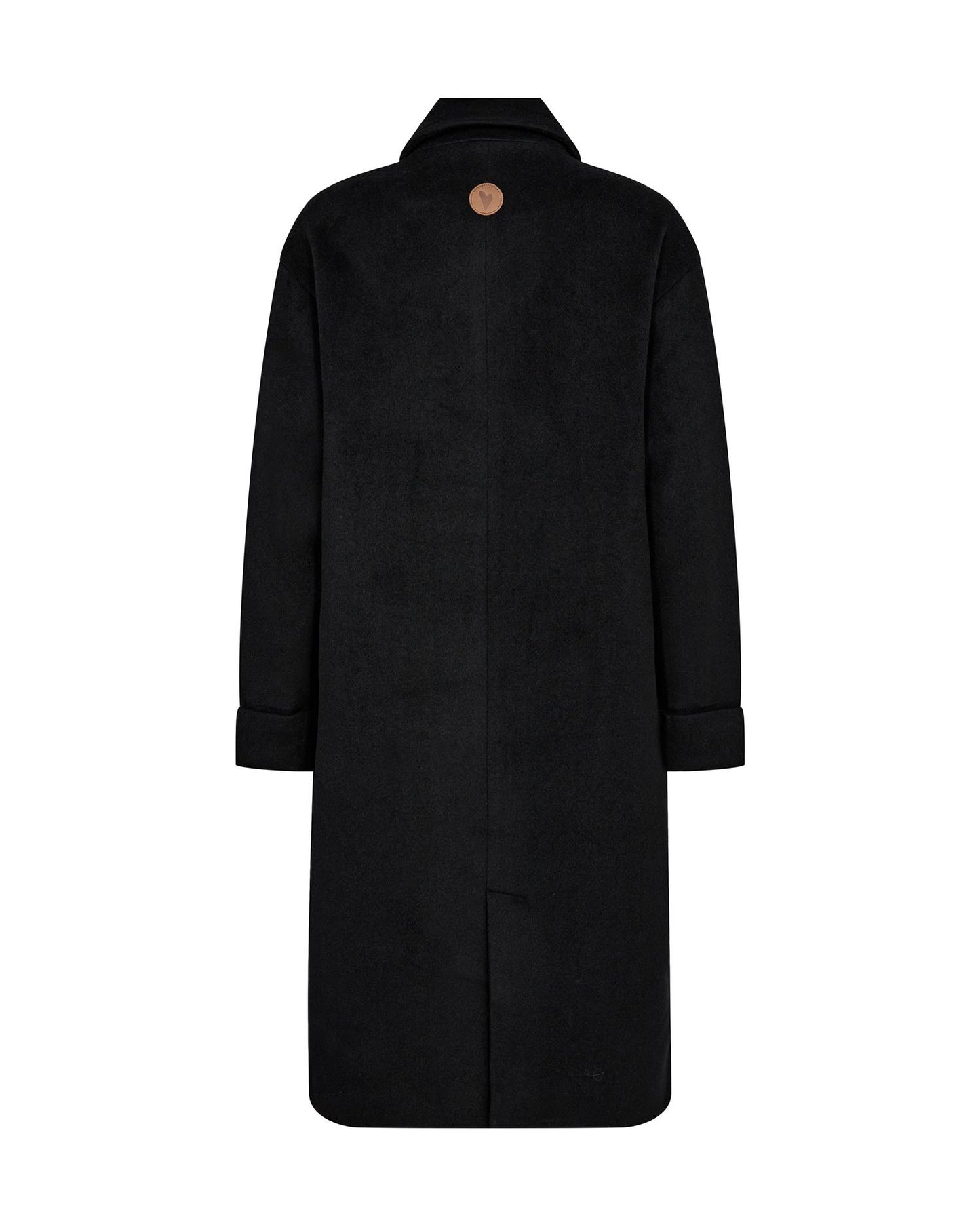 Mos Mosh Venice Wool Coat Black
