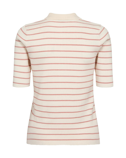 Mos Mosh Caliz Stripe Knit Peachy
