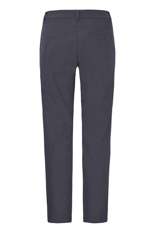 Pulz Bindy Melange HW Pant Ankl Skinny Dark Sapphire