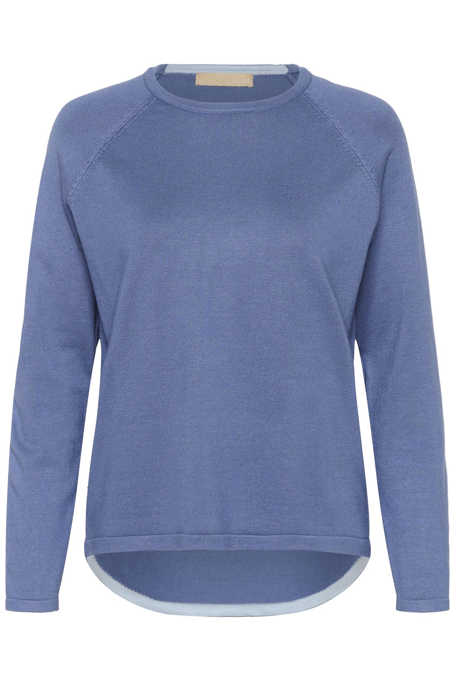 Culture AnneMarie Solid Jumper Bijou Blue