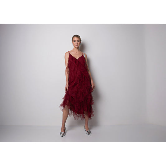 Close to my Heart Vivian Magic Dress Garnet Red