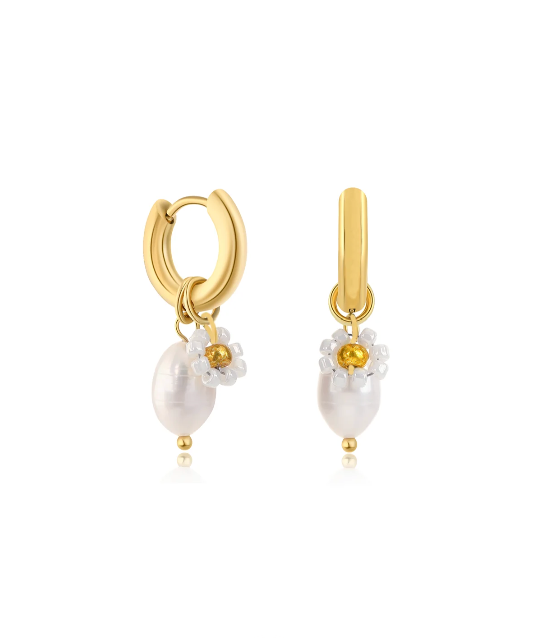 Farmhouse Camilla Øhrling Flower Pearl Earrings
