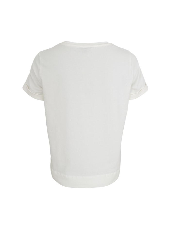 Black Colour May SS Tee Off White