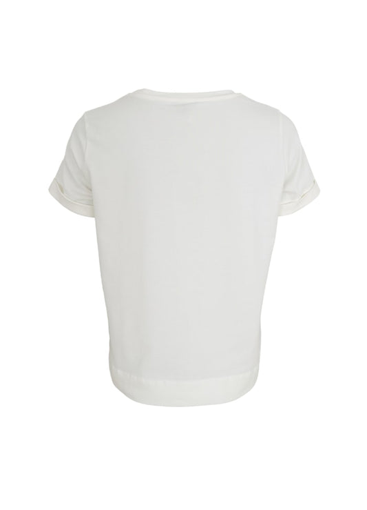 Black Colour May SS Tee Off White