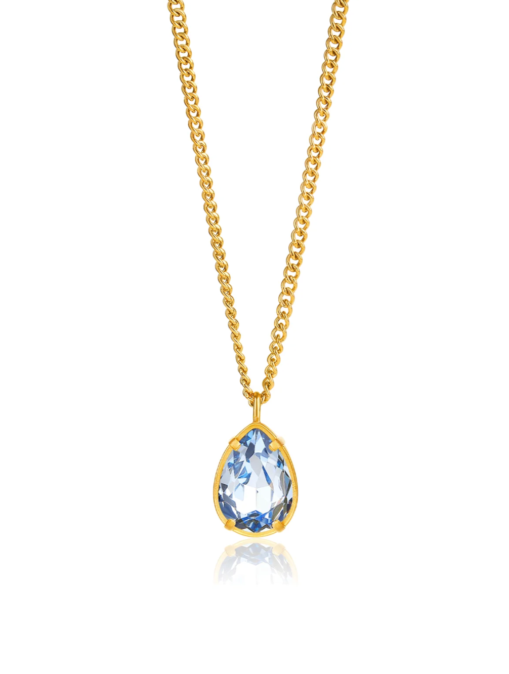 Farmhouse Camilla Øhrling Billie Drop Necklace Skye Blue