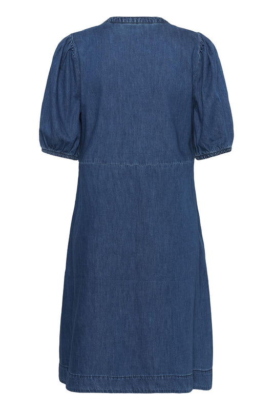Culture Berteline Arpa SS Dress Dark Blue
