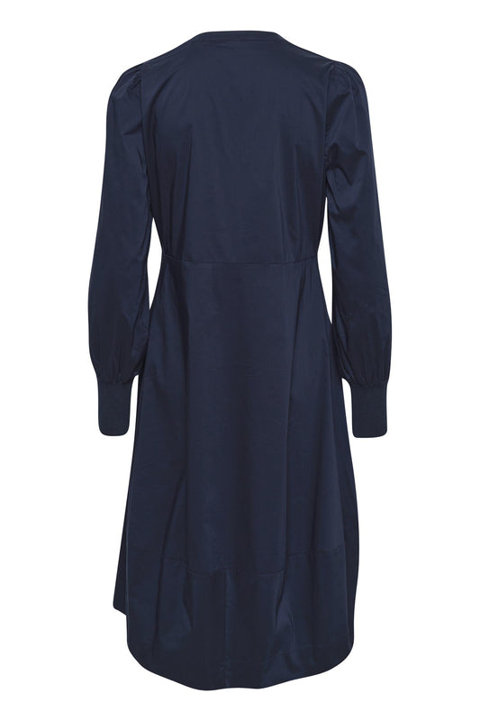 Culture Antoinett Rib Dress Blue Iris