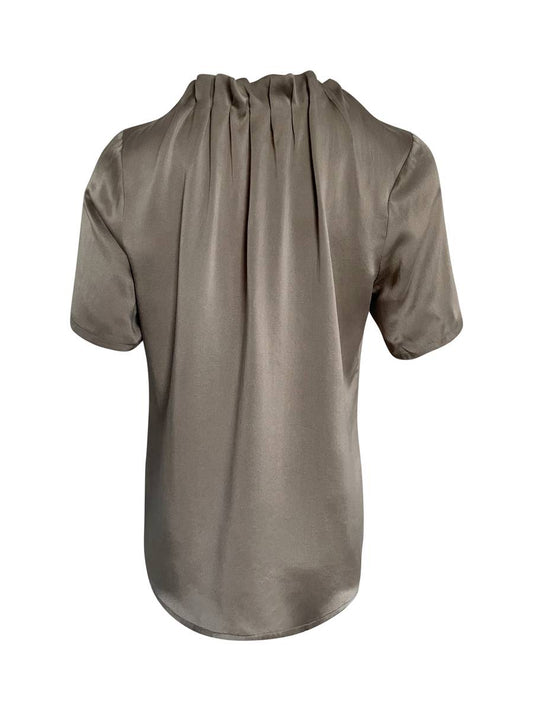 Amuse by Veslemøy Linda Silkebluse Sand