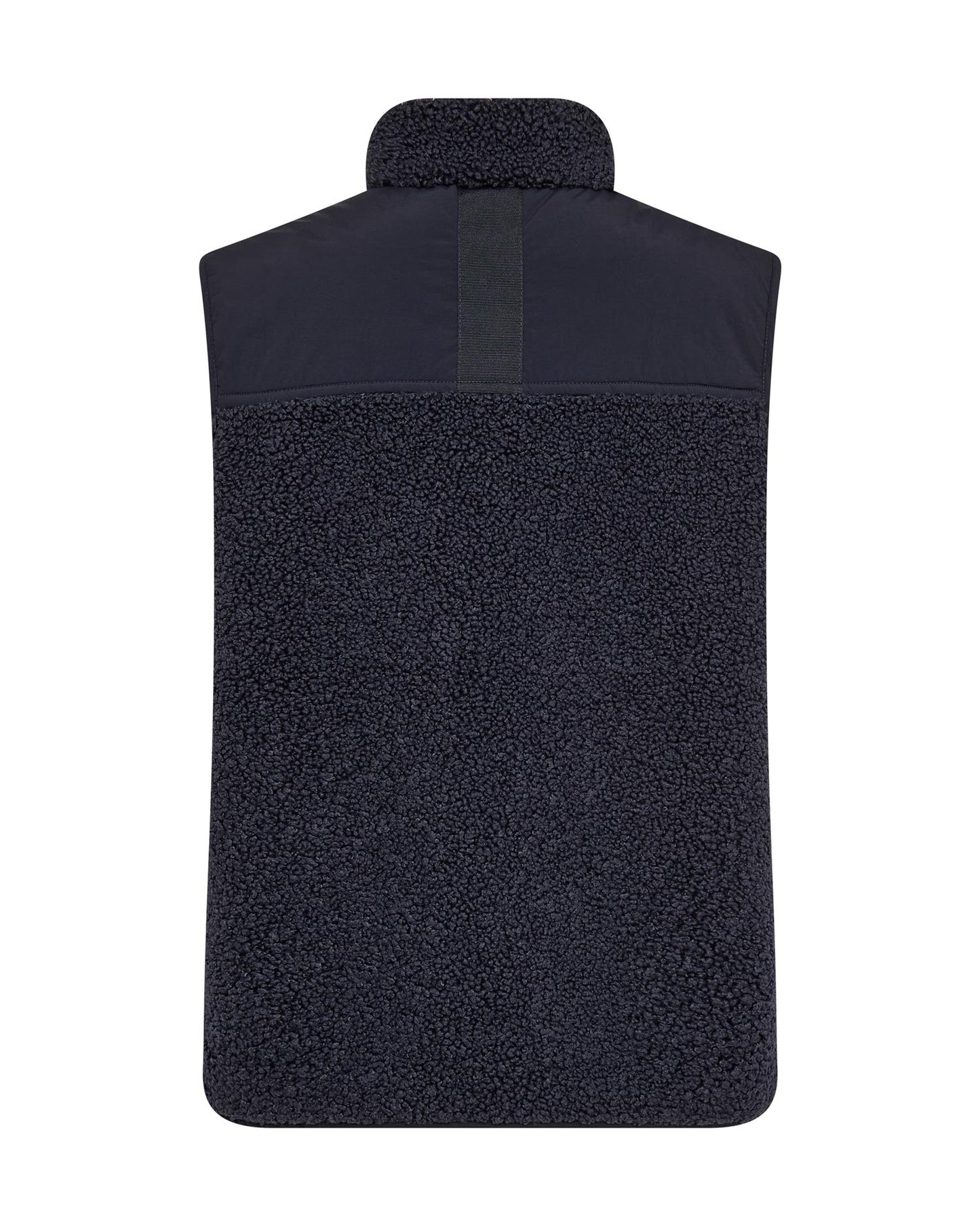 Mos Mosh Rowe Eli Teddy Vest Salute Navy