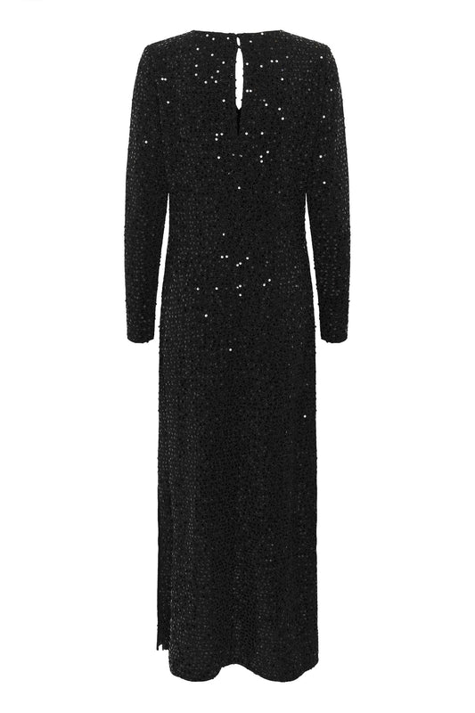 Culture Tamera Sequin Dress Black