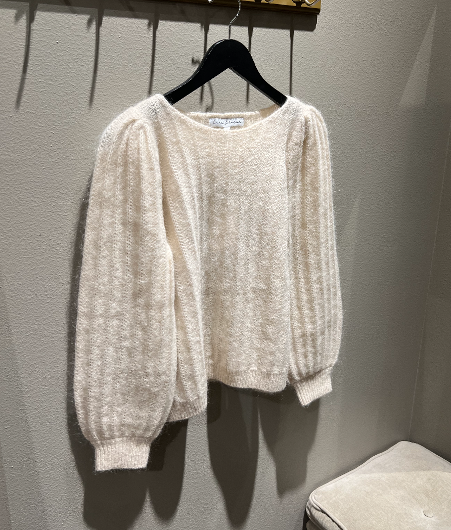 Dear Dharma Wavy Sweater Winter White