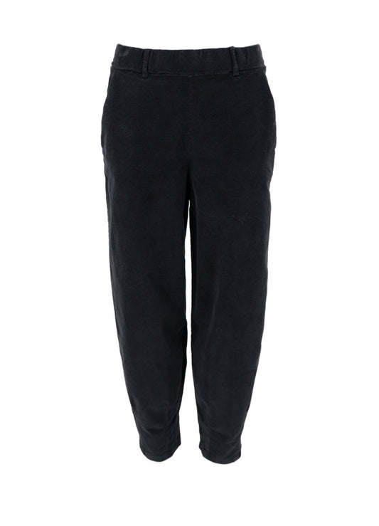 Black Colour Memphis Barrel Pant Black