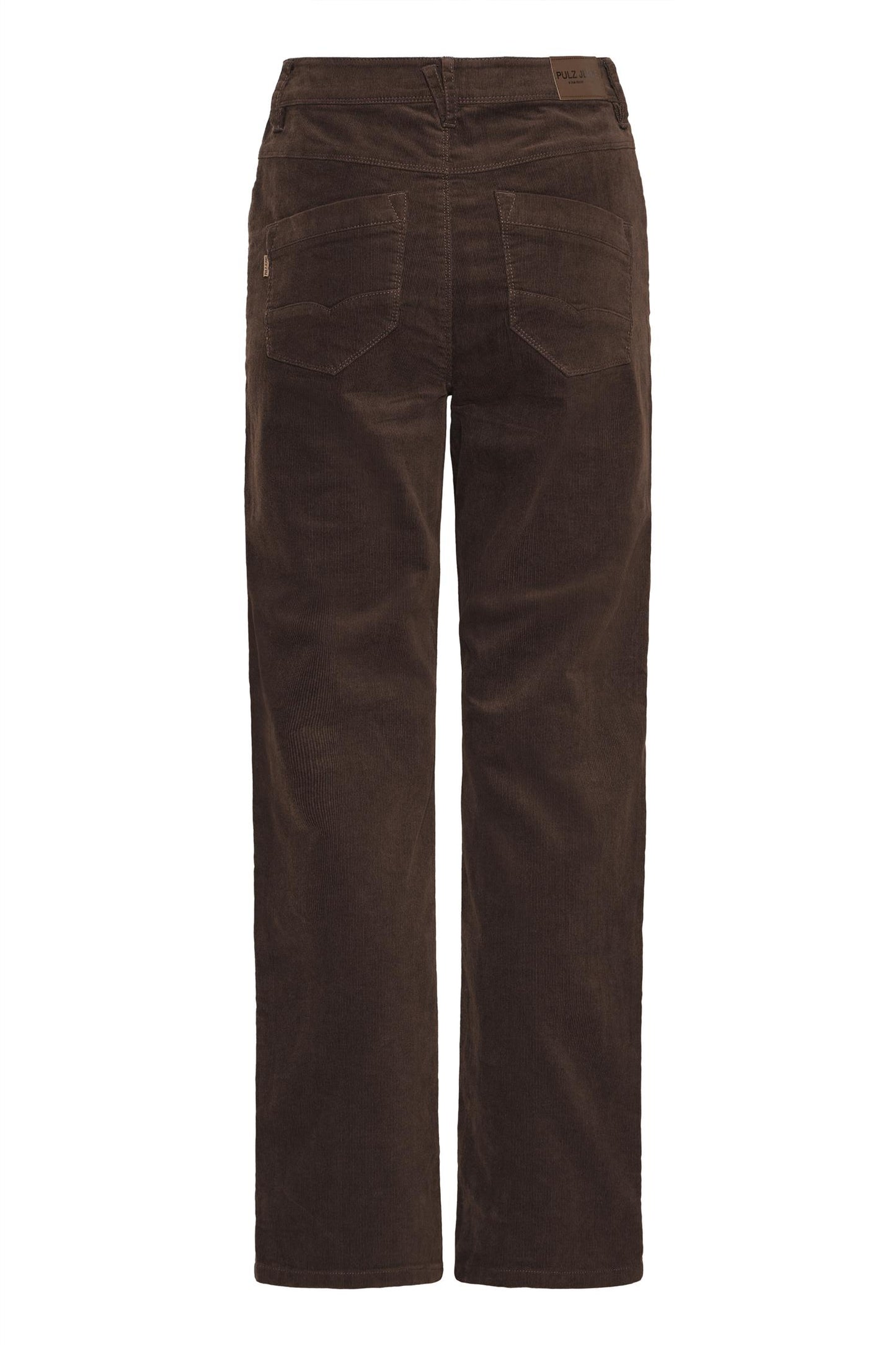 Pulz Sally HW Pant Straight Leg Espresso