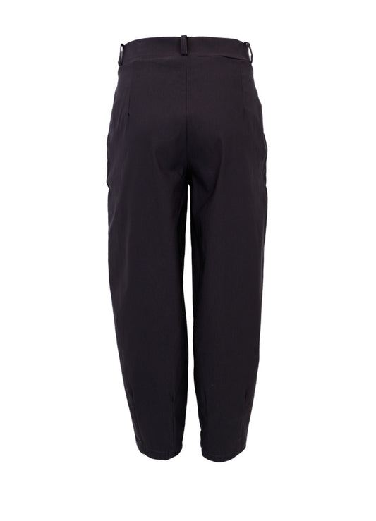 Black Colour Beverly Barrel Pant Black