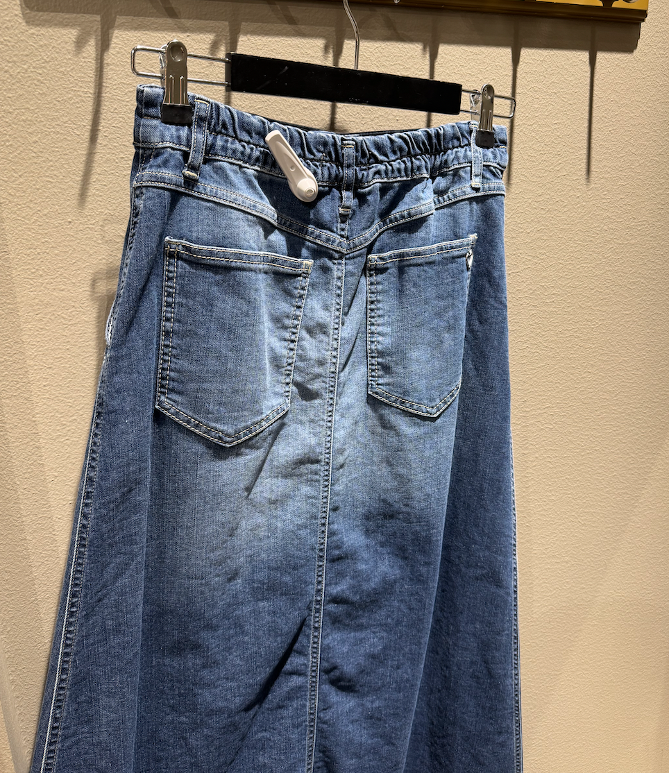 Please Skirt A-Shape Oslo Blu Denim