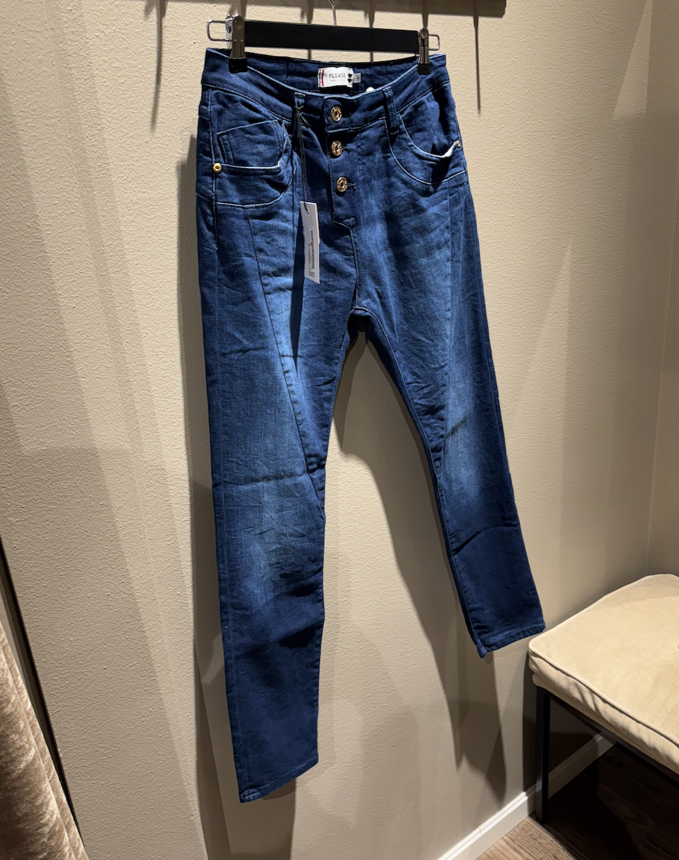 Please 3B Classic Roma Blue Denim