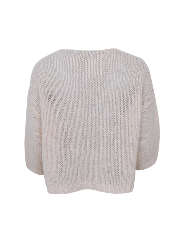 Black Colour Casey Cardigan Champagne