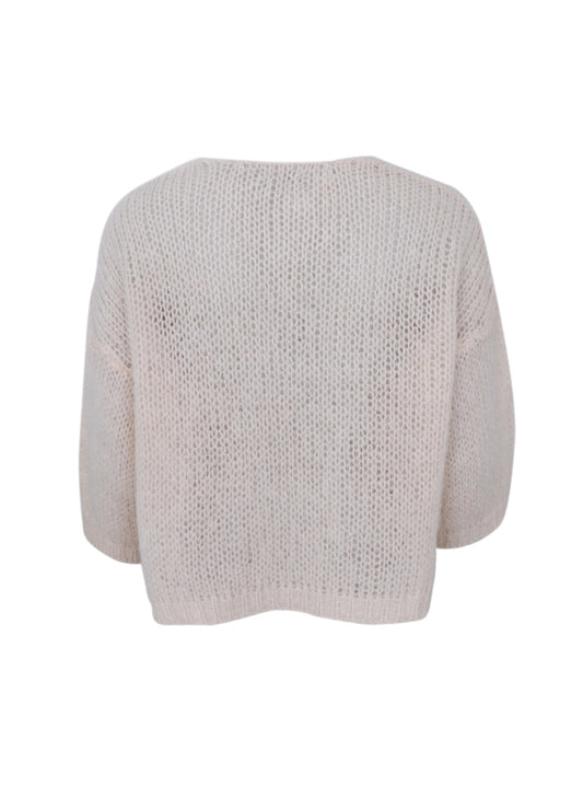 Black Colour Casey Cardigan Champagne