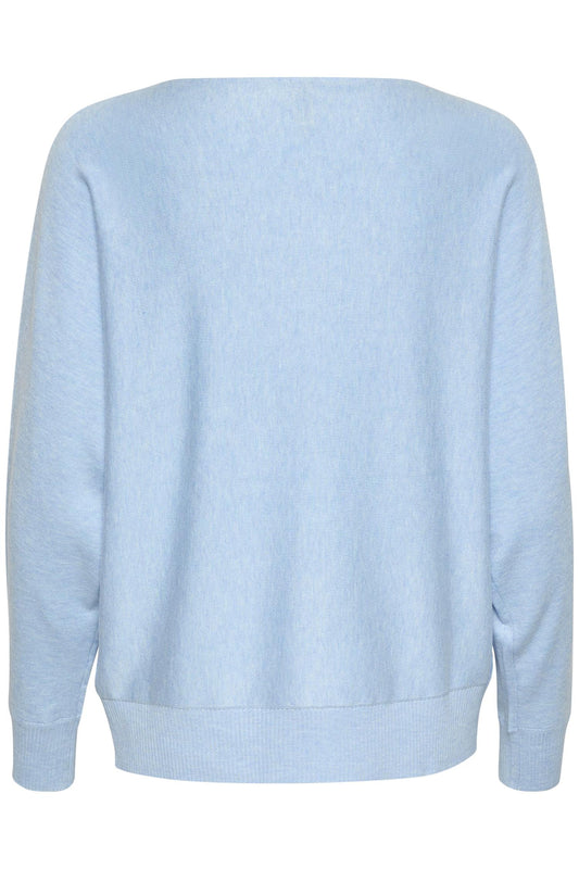 Culture AnneMarie Batwing Jumper Cashmere Blue