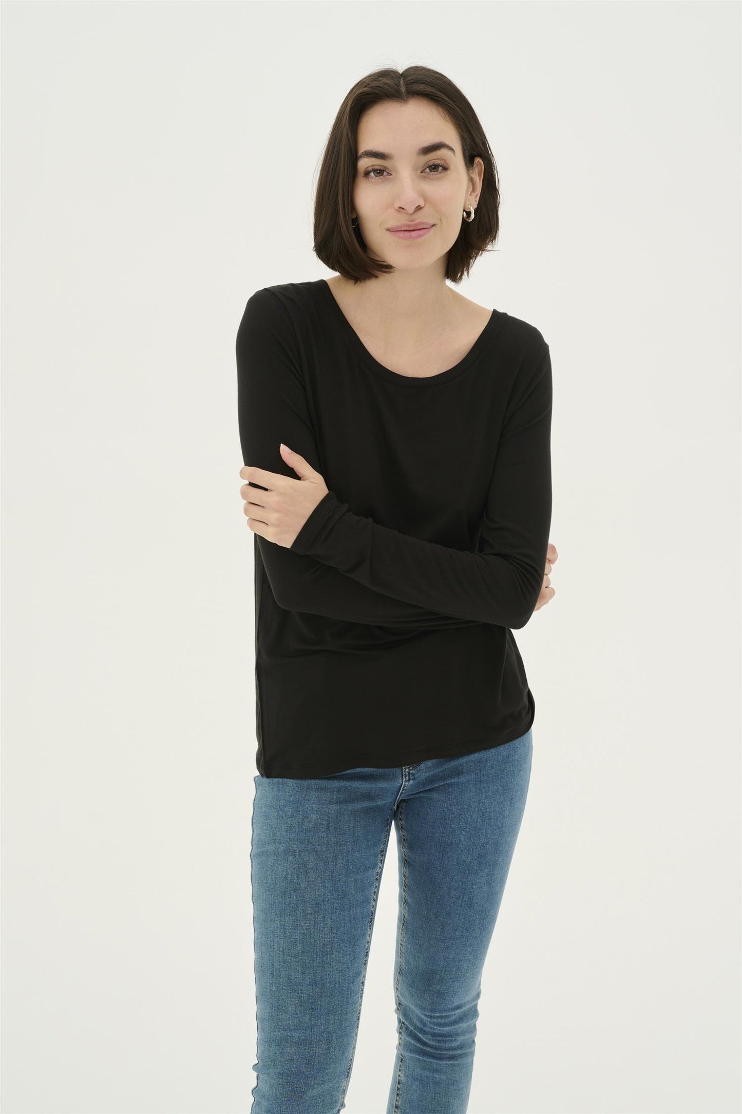 Culture Poppy T-shirt LS Black