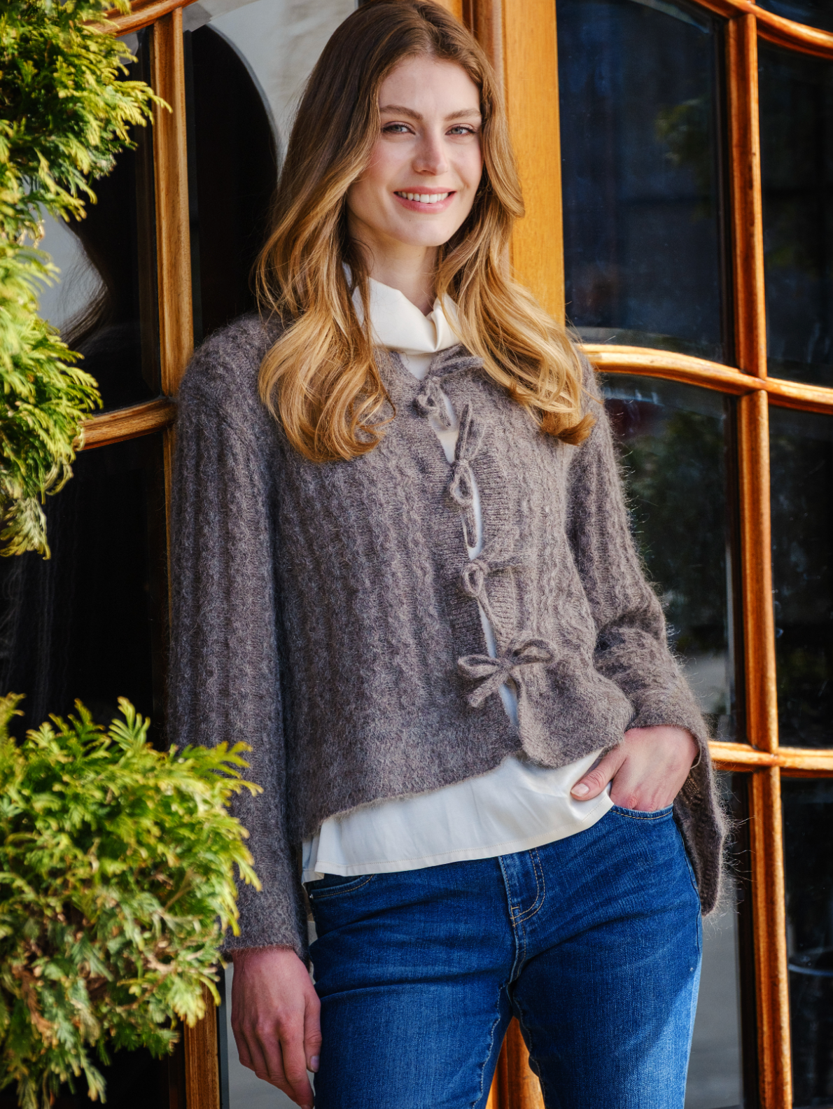 Ane Mone Ruby Cardigan Cappuchino