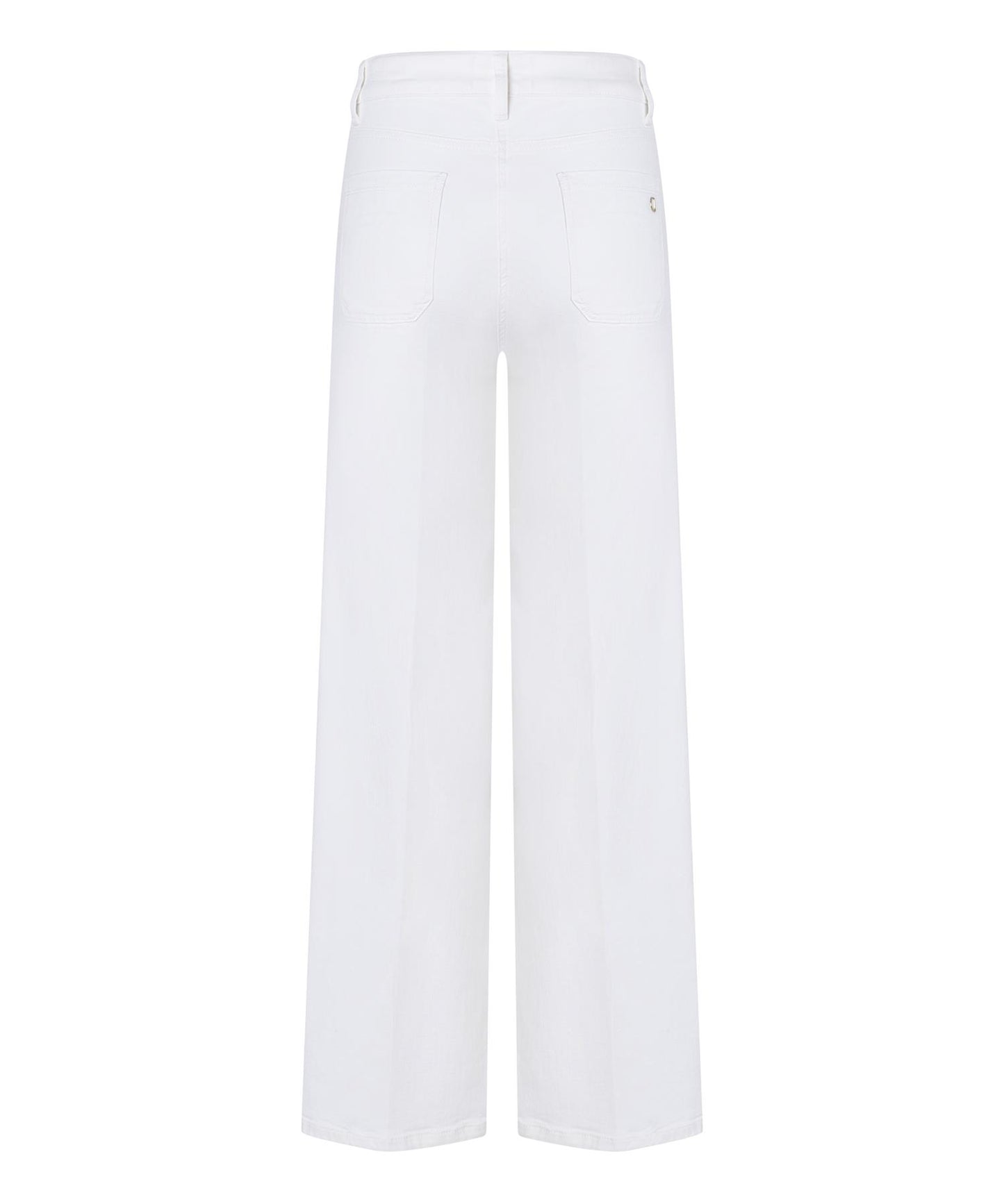 Cambio Tess Wide Leg Pure White Stone