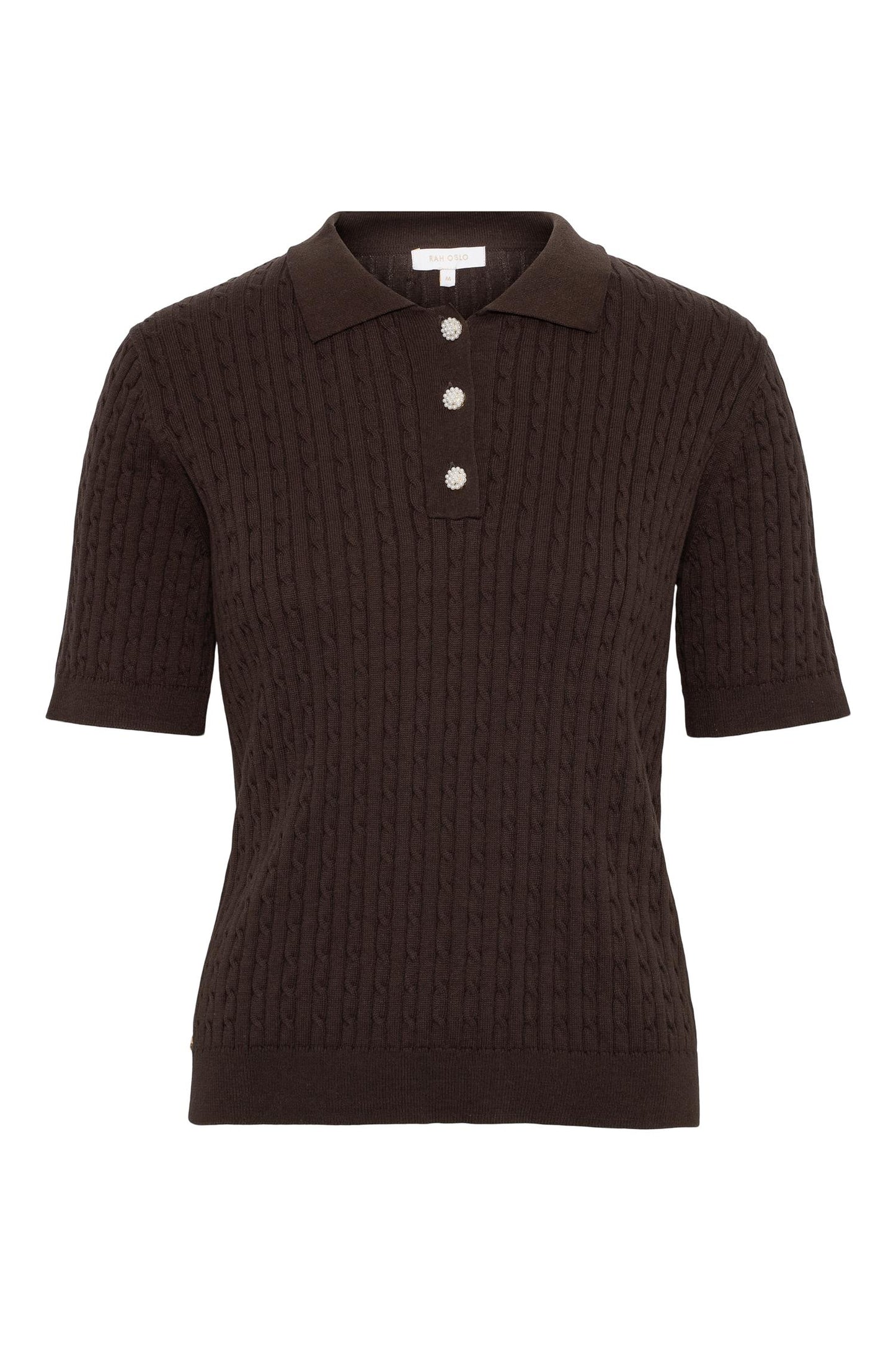 Rah Oslo Cotton Pole SS Braided Brown