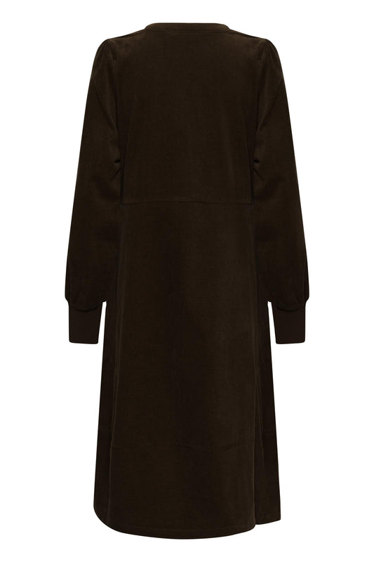 Culture Rhaena LS Dress Coffee Bean