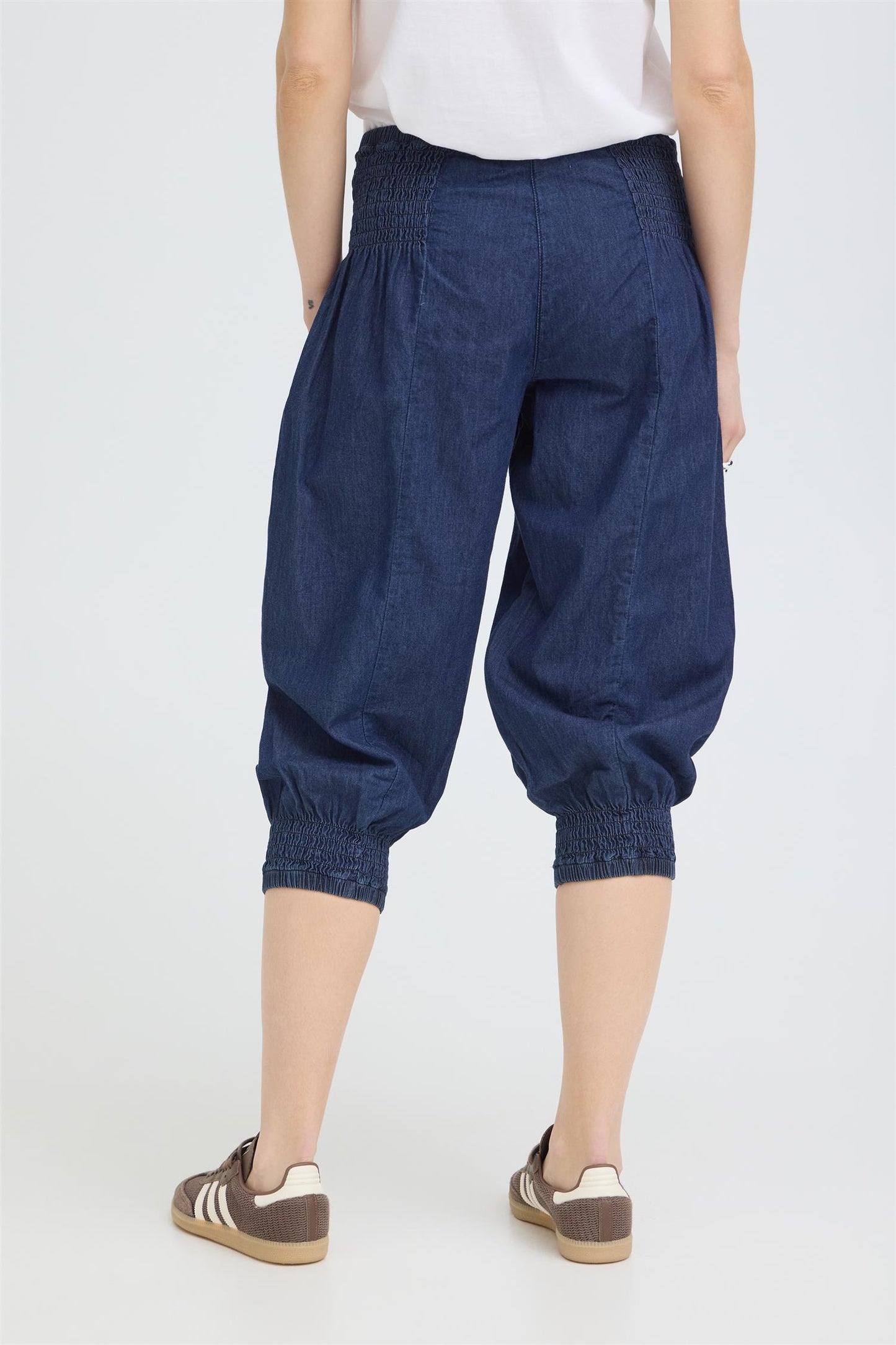Pulz Jill Denim Capri Dark Blue