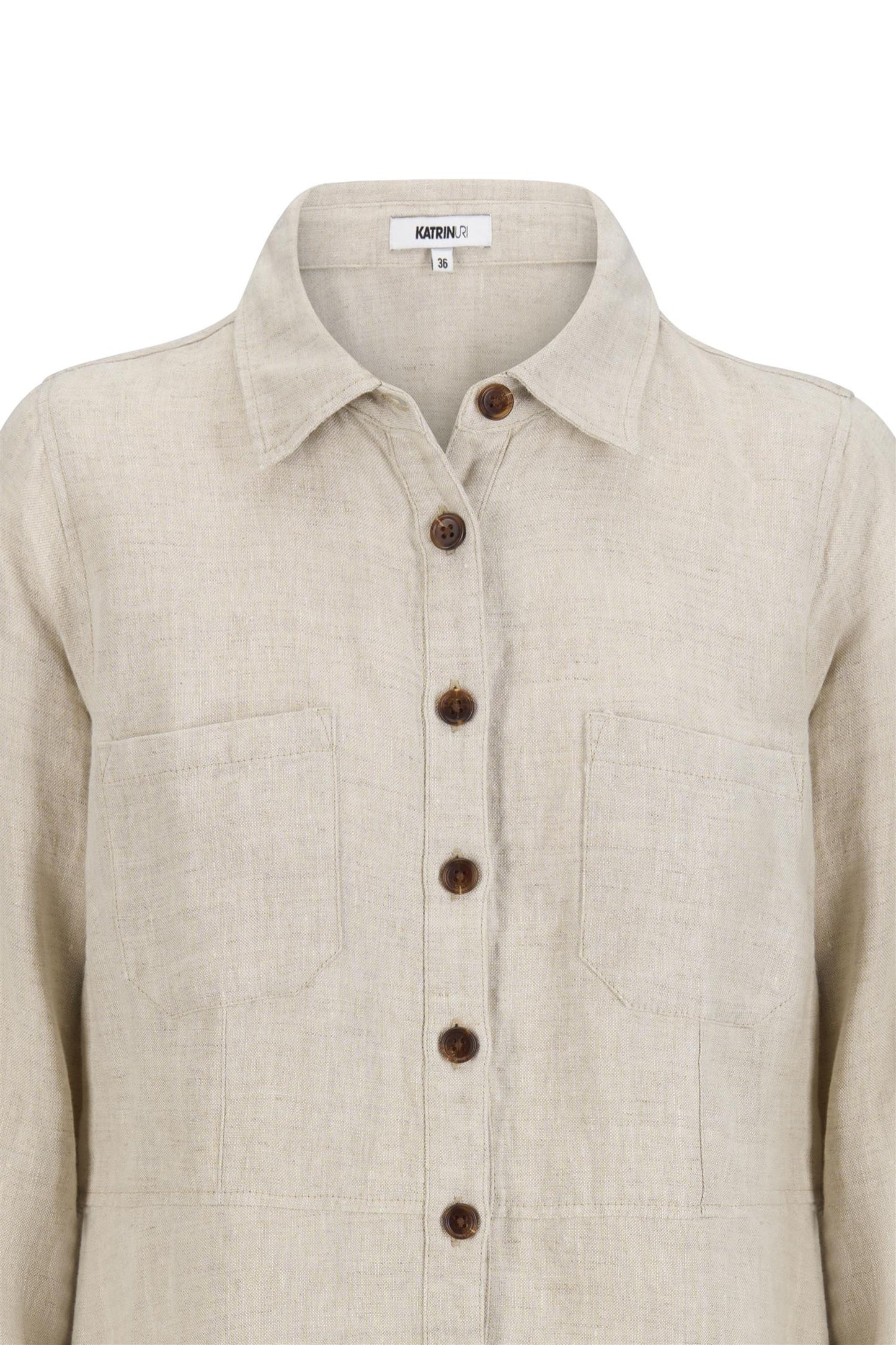 Katrin Uri Roma Linen Dress Natural Linen