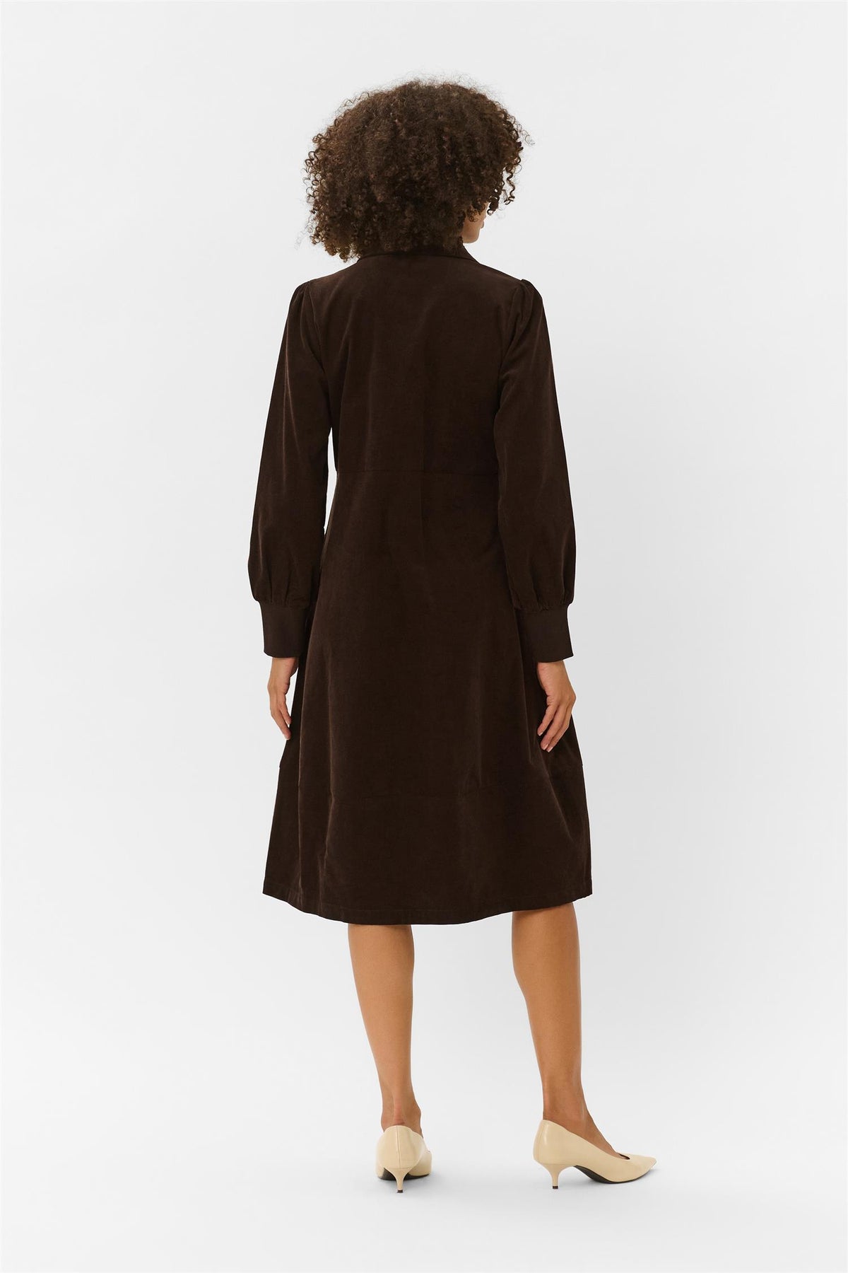 Culture Missy Rhaenaa Dress Coffee Bean