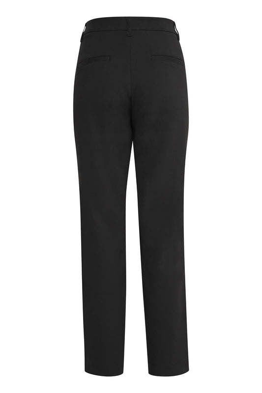 Pulz Bindy HW Pant Ankl Skinny Leg Black