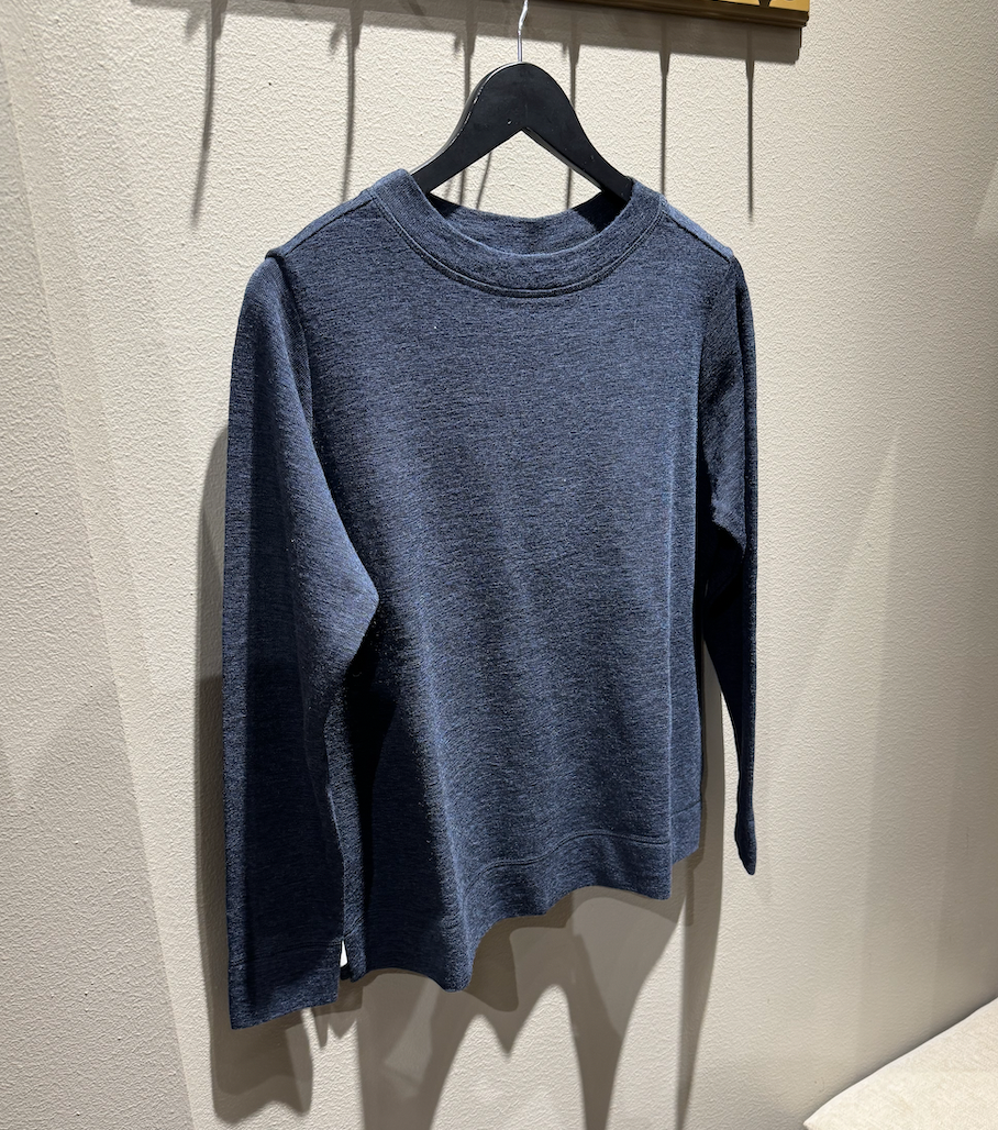 By Basics 4068 Shirt w/ Small Turtleneck Midnight Blue Melange