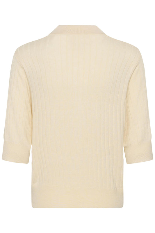 Culture Sophi Annemette SS Polo Whitecap