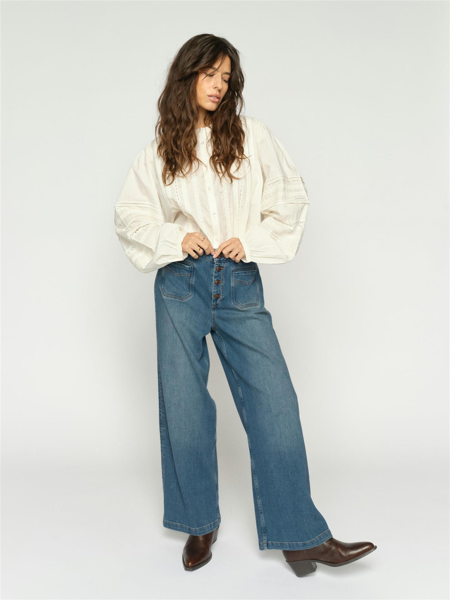 Mos Mosh Colette Remi Jeans Mid Blue