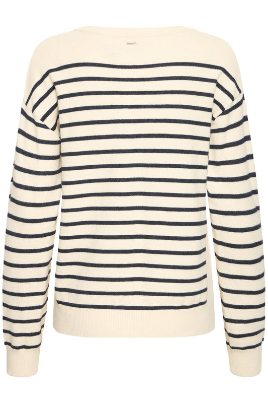 Pulz Steffi Stripe Pullover Birch