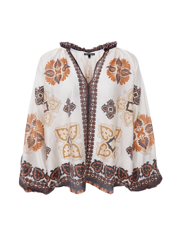 Black Colour Hayley Blouse Creme