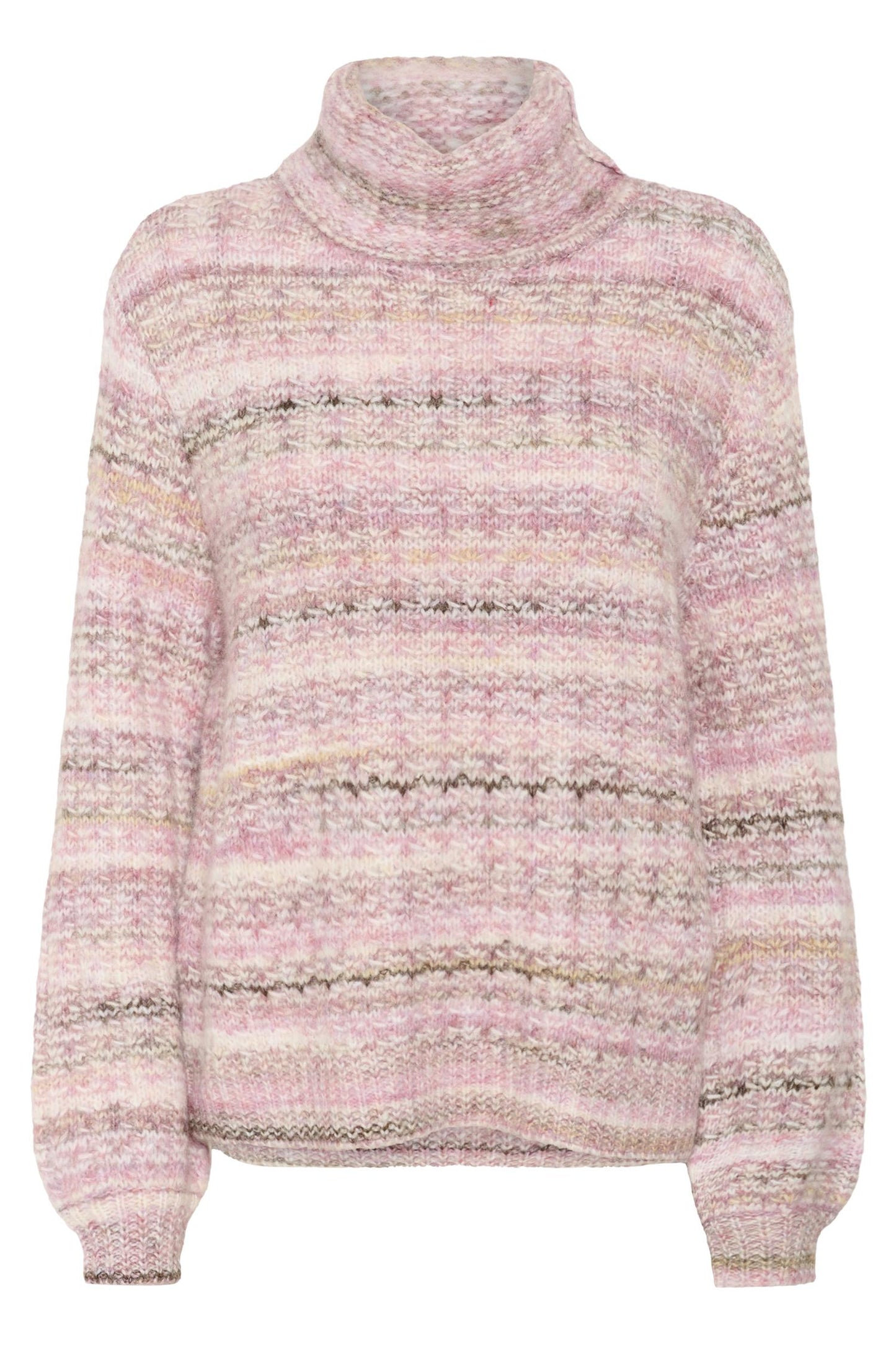 Culture Marble Rollneck Pink Mix
