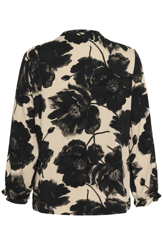 Culture Rachel Elitha Shirt Black Flower