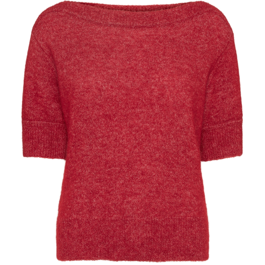 Rah Oslo Boat Neck T Shirt Red