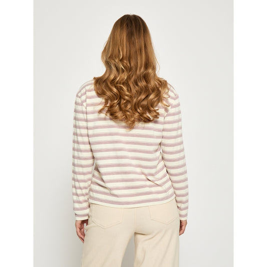 Peppercorn Marielle Polo T-shirt Mauve Mist